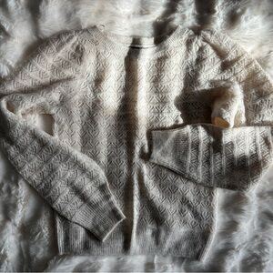 Cream Pointelle RW&Co Sweatet